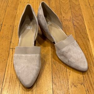 Eileen Fisher Women's Beige Suede Wedges